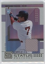 2023 Panini Chronicles Status Swatches Gold 60/99 Masataka Yoshida #SS-MY 0i8b