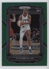 2023 Panini Prizm WNBA Green Prizm Diamond Miller #134 0u2l