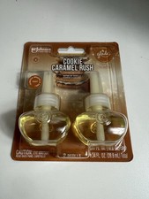 GLADE Plugins Scented Oil Cookie Caramel Crush 2 Count Refill 1.34 Fl. Oz.