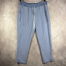 FIGS Scrub Pants Womens XXL Blue Technical Collection Cargo Drawstring Medical