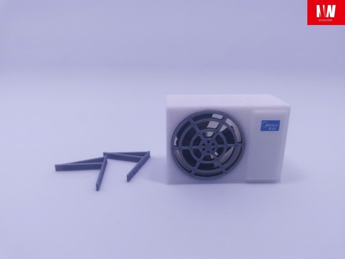 1/18 Diorama Air Conditioning Model Garage Workshop Scene Prop Model Accessories - Picture 24 of 28