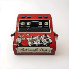 HOMESCHOOLERS Wolverine Arithmetic Quiz Metal Toy - 1950s Math Education