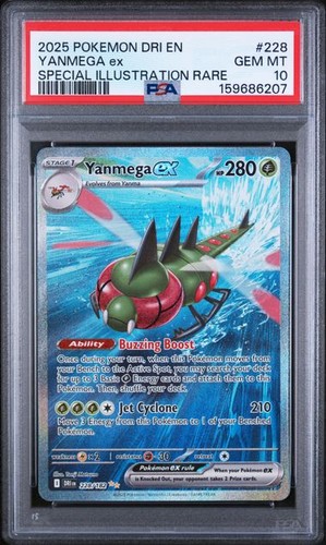 Yanmega ex graded PSA 10 for sale on eBay