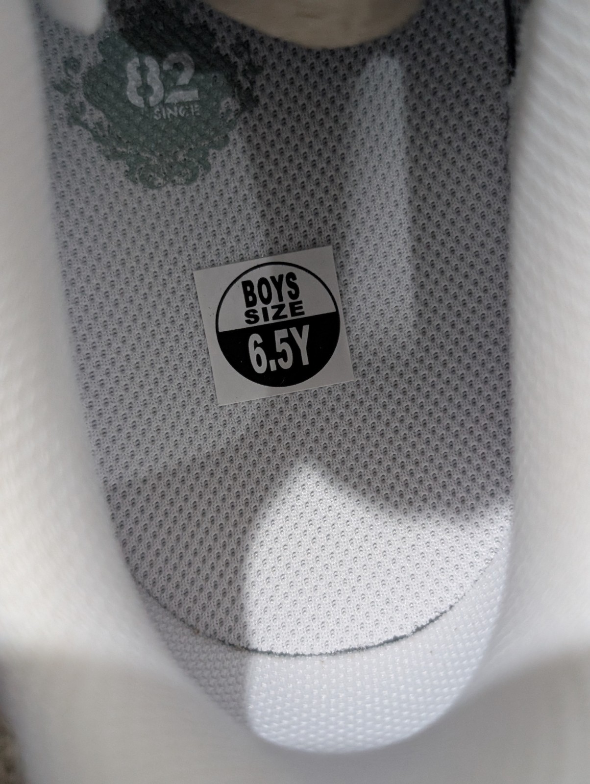 Size 6.5 Unisex Youth Nike Air Force 1 GS White Lace Up Low Top Trainers Sneaker image 7