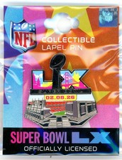 Super Bowl LX Levis Stadium Pin 60 Aminco San...