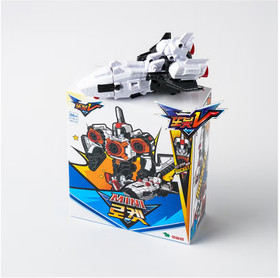 TOBOT V Mini 4 pcs Set Captain Police Speed Monster Rocket Transformer Robot New