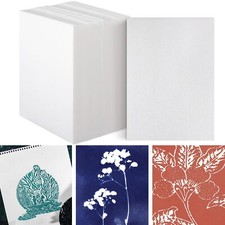 60 Pcs Foam Printing Plates White Foam Sheets Craft Foam Sheet White Foam Boa...