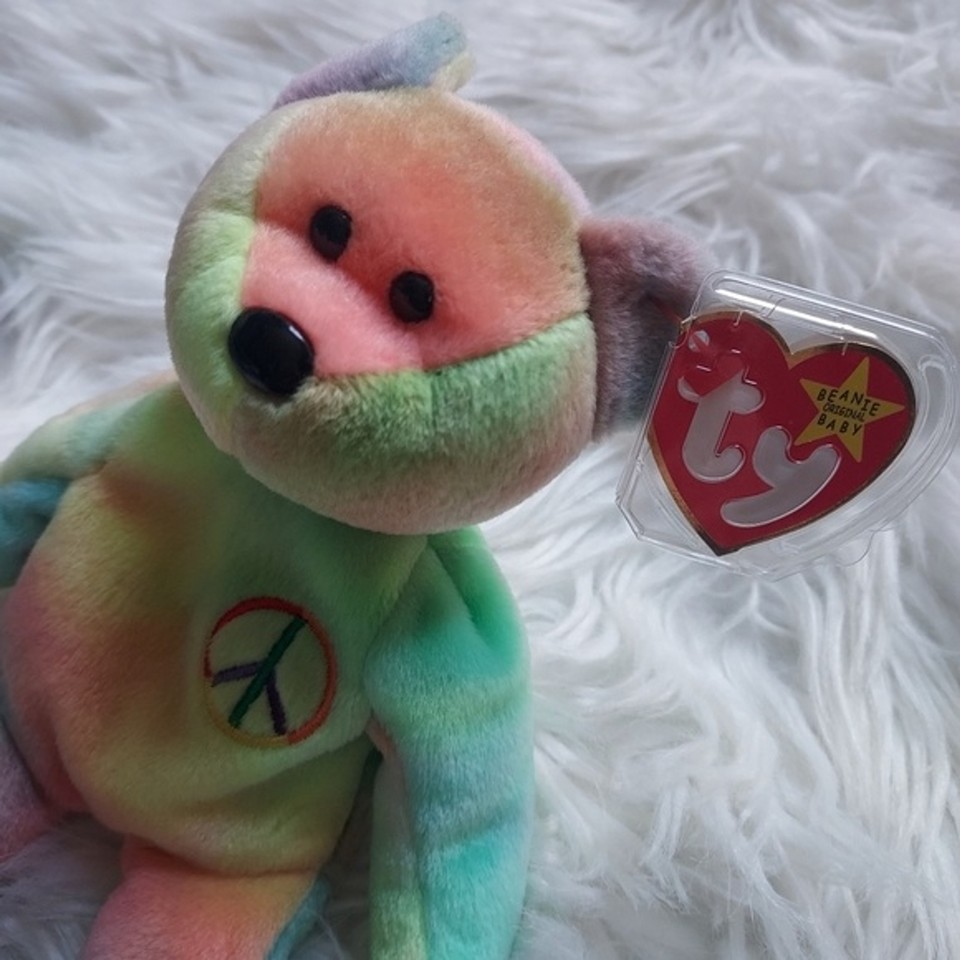 TY Peace Tie-dye Rare Find Vintage Beanie Baby Original Collection | eBay