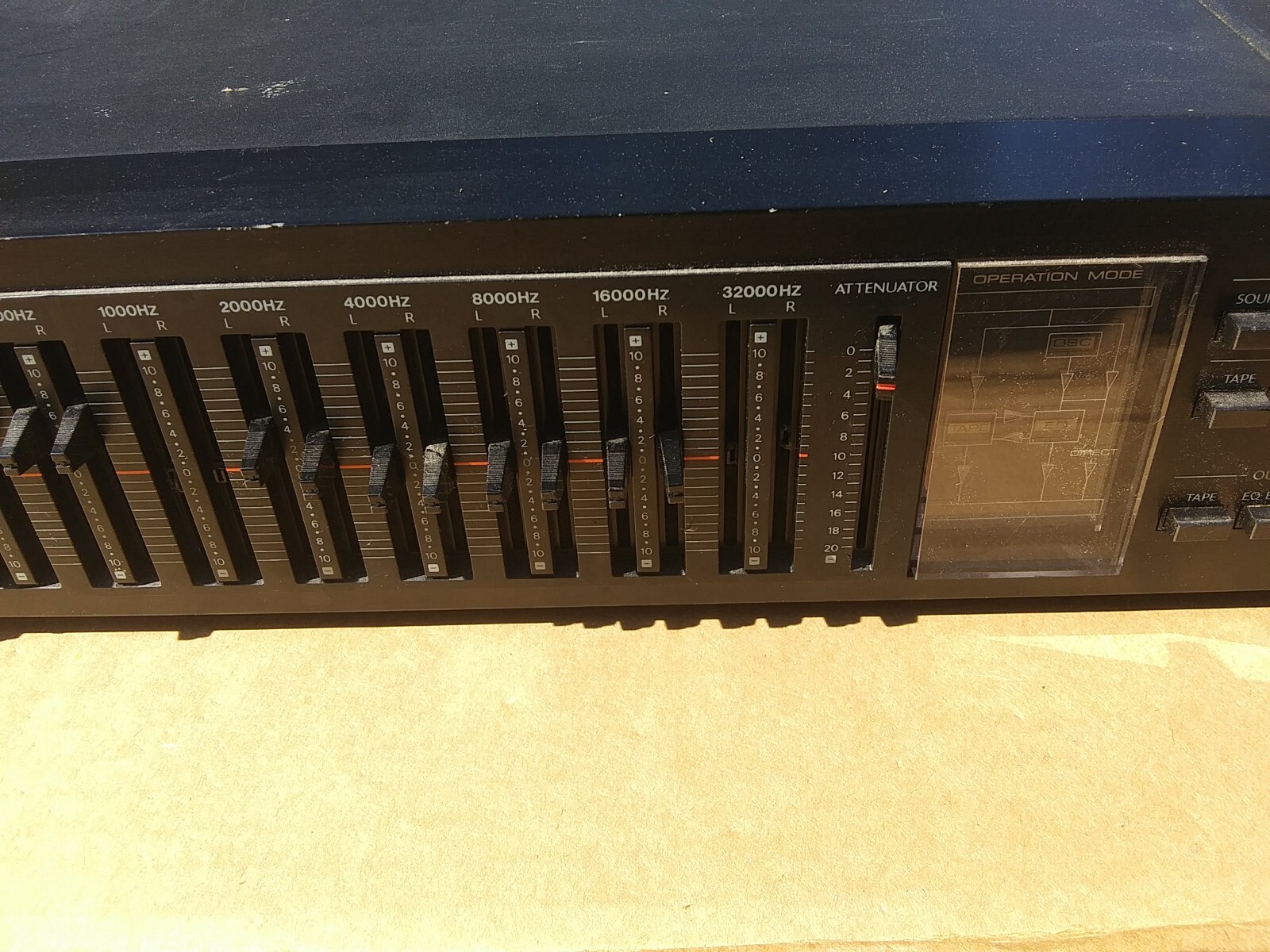 Onkyo Integra EQ35 Stereo Graphic Equalizer ASIS Partially Tested eBay