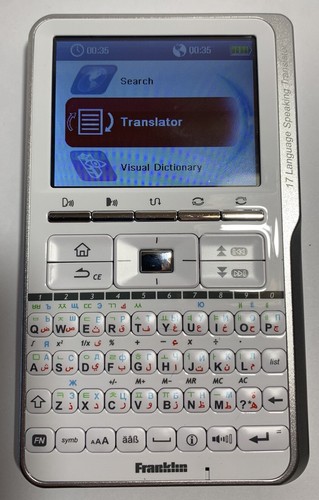 Franklin EST-7117 Linguist 17 Language Speaking Global Translator USED TESTED - Picture 2 of 10