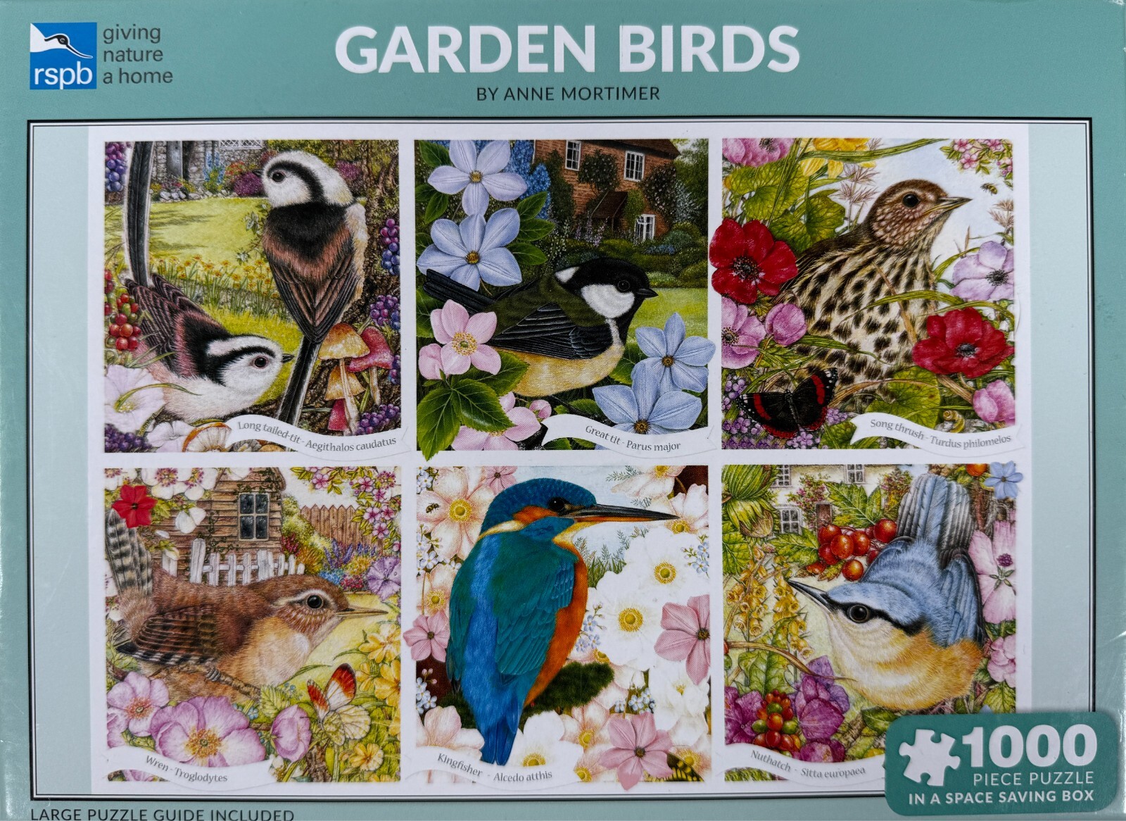 Otter House 1000 Piece Jigsaw Puzzle 'GARDEN BIRDS'  ~ Complete