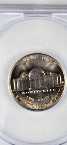 1957 D Jefferson Nickel MS65 Uncirculated ANACS - Picture 3 of 6