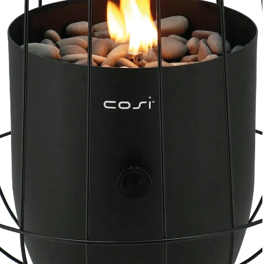 Pacific Lifestyle Cosiscoop Basket Fire Lantern Outdoor Black 18-514-BK - Image 2 of 4
