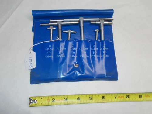 Hole Gage (6) Piece Set, 5/16" - 6" Machinists Hole Gauge Set