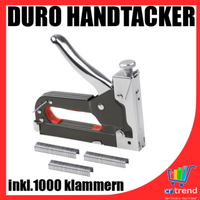 Duro Handtacker Manuell / Inklusive 500X 6Mm 500X 8Mm Tackerklammern In Box Wow