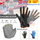 Cycling Bike Gloves Touch Screen Anti-slip Full Half-finger Breathable Windproof