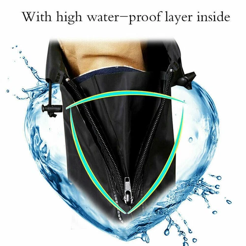 Wasserdichte Schuh Überzieher Überschuhe Fahrrad Schuhe Regenschutz Rutschfest - Bild 4 von 16