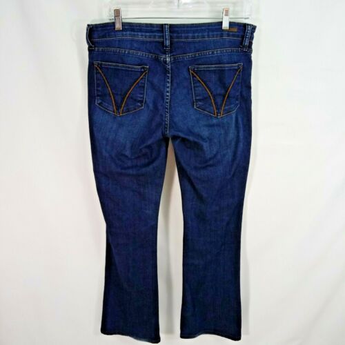 Kut From The Kloth 6 (33x31) Jeans Farrah Baby Bootcut Dark Stretch Distressed - Bild 2 von 3