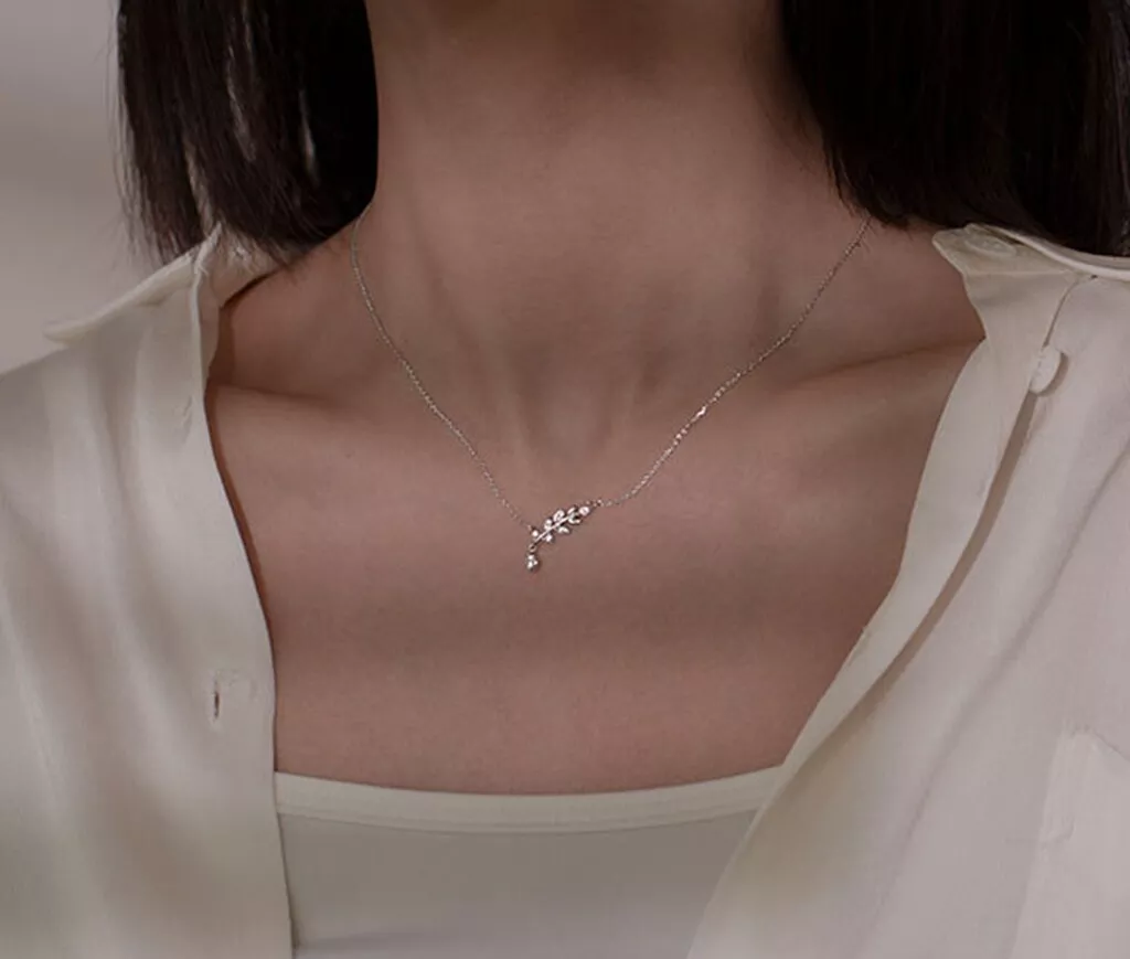 Delicate sterling silver best sale necklace