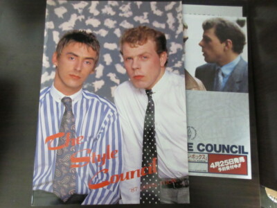 Style Council 1987 Japan Tour Book Concert Program w Promo Flyer