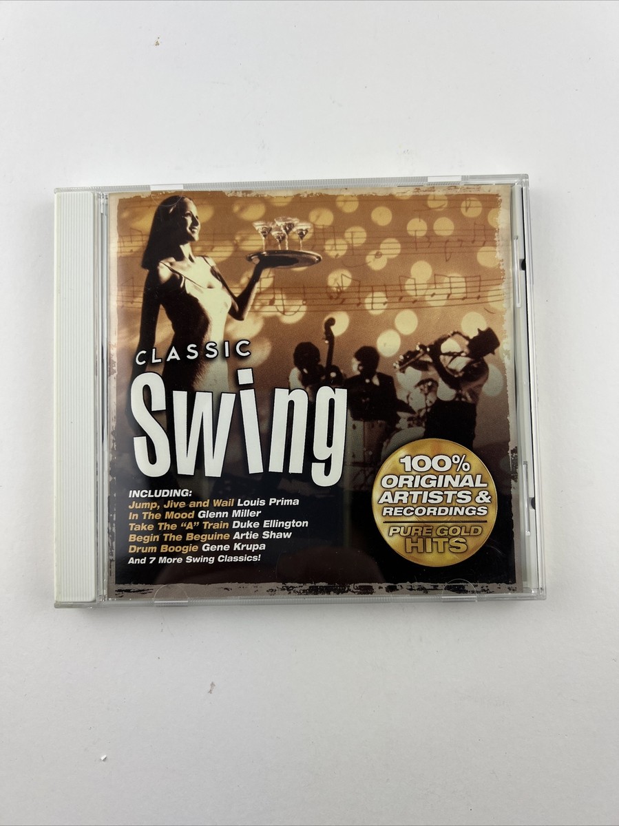 Classic Swing CD - 100% Original Artists & Recordings - Pure Gold