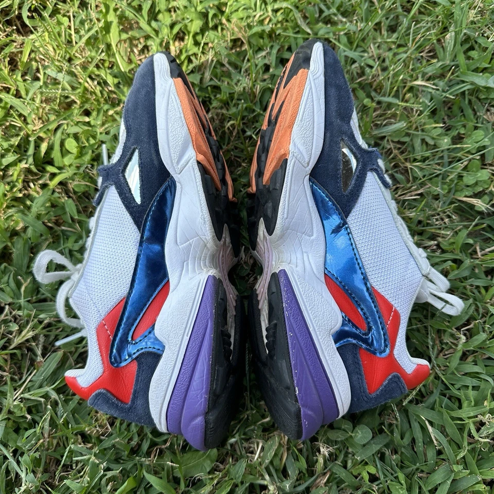 Adidas Originales Para Mujer Talla 6 Zapatos Falcon Cristal Blanco Colegial Azul Marino” Foto 4 de 4