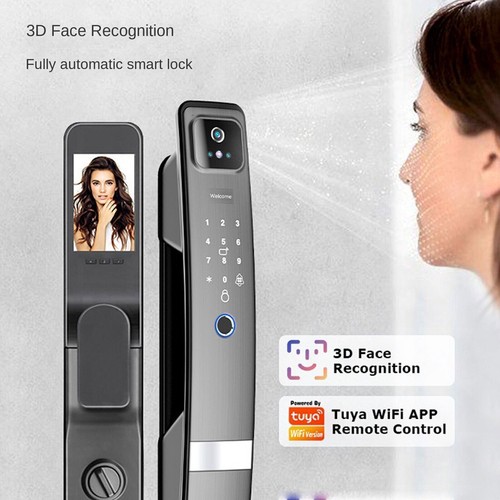 Smart Door Lock 3D Face Recognition Camera FingerPrint Password Security Lock.US - Picture 7 of 13