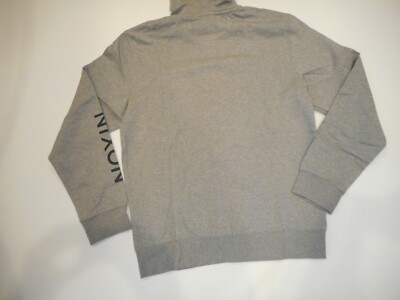 Nixon Men's Oxford Hoody Sweatshirt - Zip Front, Kangaroo Pocket, Brushed Fleece