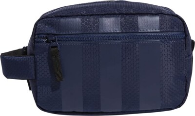 NWT Adidas Unisex Team Toiletry Shaving Travel Kit Bag Collegiate Navy Blue