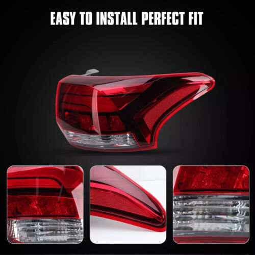 Luz trasera exterior derecha lámpara de freno para Mitsubishi Outlander MK3 2016-19 - Imagen 2 de 16