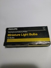 1 Box of 10 PR6 Philips Miniature Lamps NOS Light Bulbs 2.47V .30A for