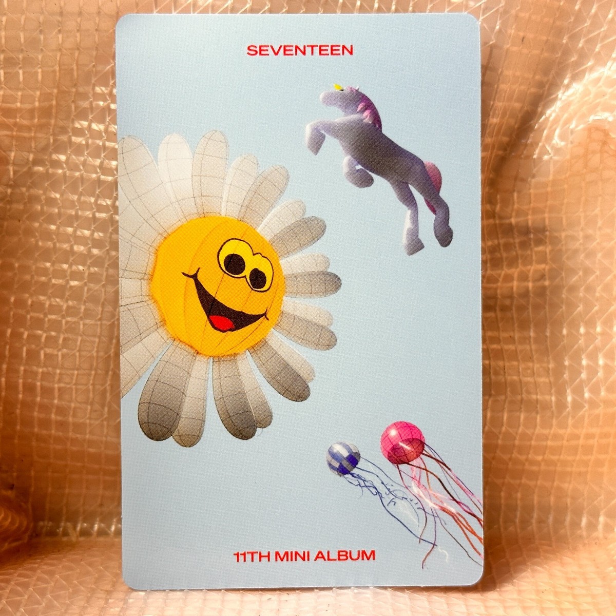 The 8 Official Selfie Photocard Seventeen 11th Mini Album Heaven