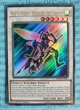 Battlewasp - Halberd the Charge BLHR-EN037 Ultra Rare Yu-Gi-Oh Card 1st Edition