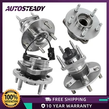 Front Rear Wheel Hub Bearing Kit for 2004 - 12 Chevy Malibu 2005 - 10 Pontiac G6