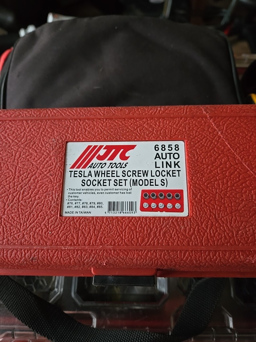 JTC-6858 TESLA WHEEL SCREW LOCK SOCKET SET MODEL S | eBay
