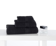 1x Black,Sport Gym Towels Yoga  Sweat 100% Terry Turkish Cotton & 30x50 BORDUR
