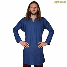 Erik Viking Tunic Medieval LARP SCA Renaissance Fair Reenactment Costume Blue