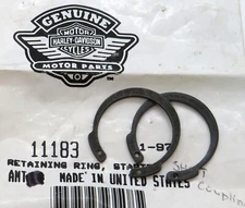 11183 Harley-Davidson Outer Starter Retaining Rings (set of 2) for FXD FLS FXR