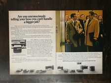 Vintage 1971 IBM Office Division Products Full Page Original Ad 823