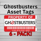 Ghostbusters Asset Tags (Vinyl Decal Sticker, Car laptop window tumbler water bo