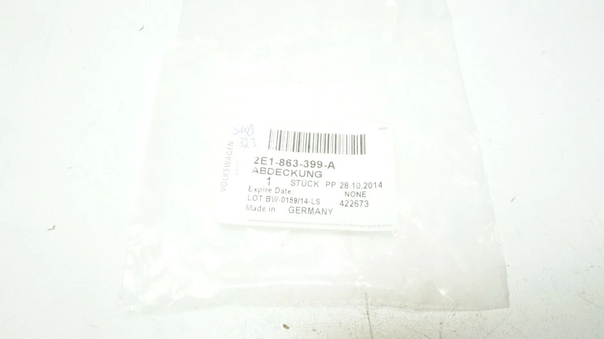 NEW GENUINE VOLKSWAGEN COVER 2E1863399A | eBay 