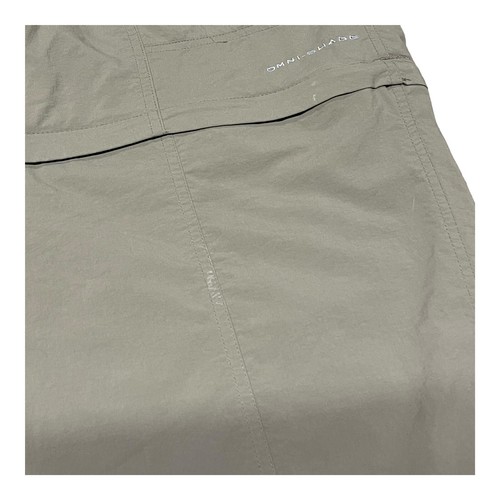 Columbia Beige Khaki Stretch Waist Convertible Fishing Hiking Pants Shorts Sz L - Picture 6 of 9