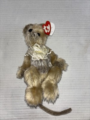 RETIRED 2000 TY ATTIC TREASURES TY BEANIE BABY MINERVA 7'' New With Tags