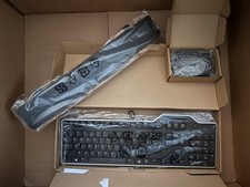 New Dell Laser Wired Mouse MS3220 and KB813 Keyboard Smart Card Reader KB-813