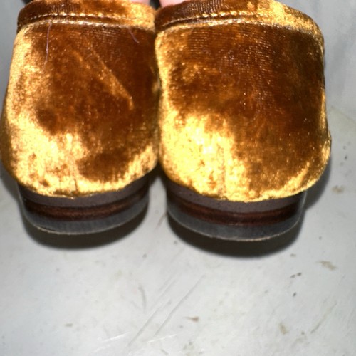 Sam Edelman Loraine Loafers Size 7 Rusty Orange Velvet Suede Horsebit Buckle - Picture 6 of 14