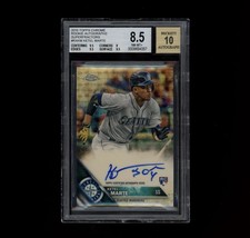 Marketplace image: 2016 Topps Chrome Ketel Marte Rookie Superfractor Auto 1/1 BGS 8.5 AUTO 10 RC