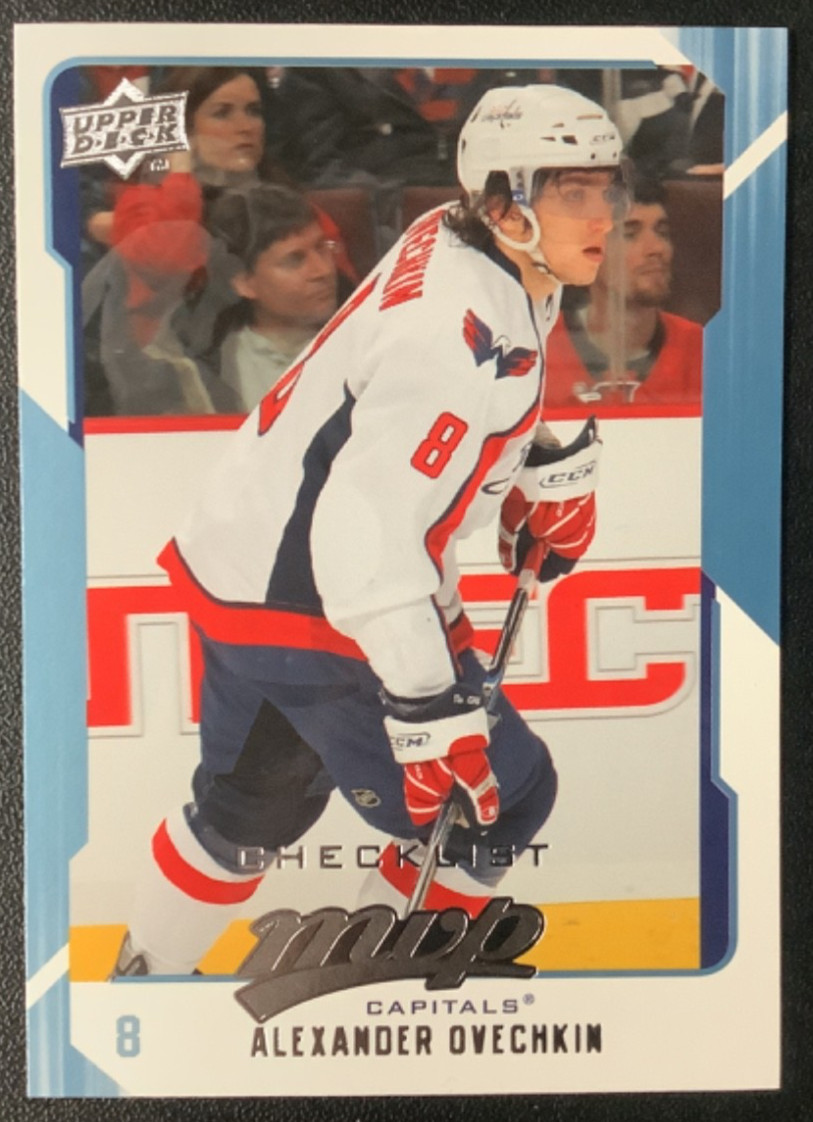2008-09 Upper Deck MVP Alexander Ovechkin Washington Capitals #300