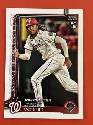 James Wood 2025 Topps Update (RC,SSP) Rookie Jumbo Oversized Card 