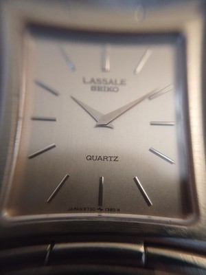 Seiko LASSALE  NOS Thin Quartz Watch Full Set