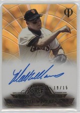 2014 Topps Tribute to the Pastime Auto Gold /15 Matt Williams #TPT-MW Auto 0b0